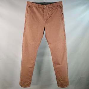 FREENOTE CLOTH Brown Cotton Tapered Zip Fly Casual Pants